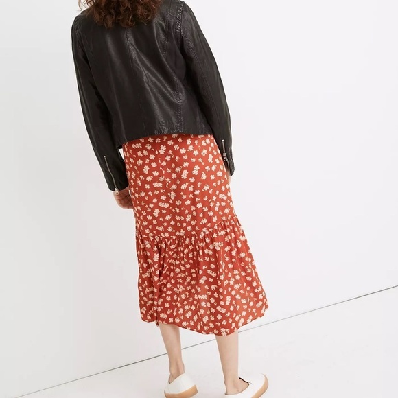 NEW Madewell Washed Leather Motorcycle Jacket NC052 - Picture 3 of 5